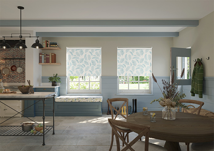 Pampas Grass, Blue Topaz - Roller Blind - Image 8